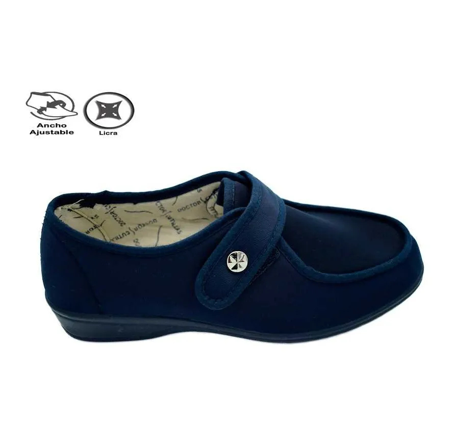 PLAYERA DOCTOR CUTILLAS 746 DE CALLE PARA MUJER VELCRO LICRA MARINO 26021