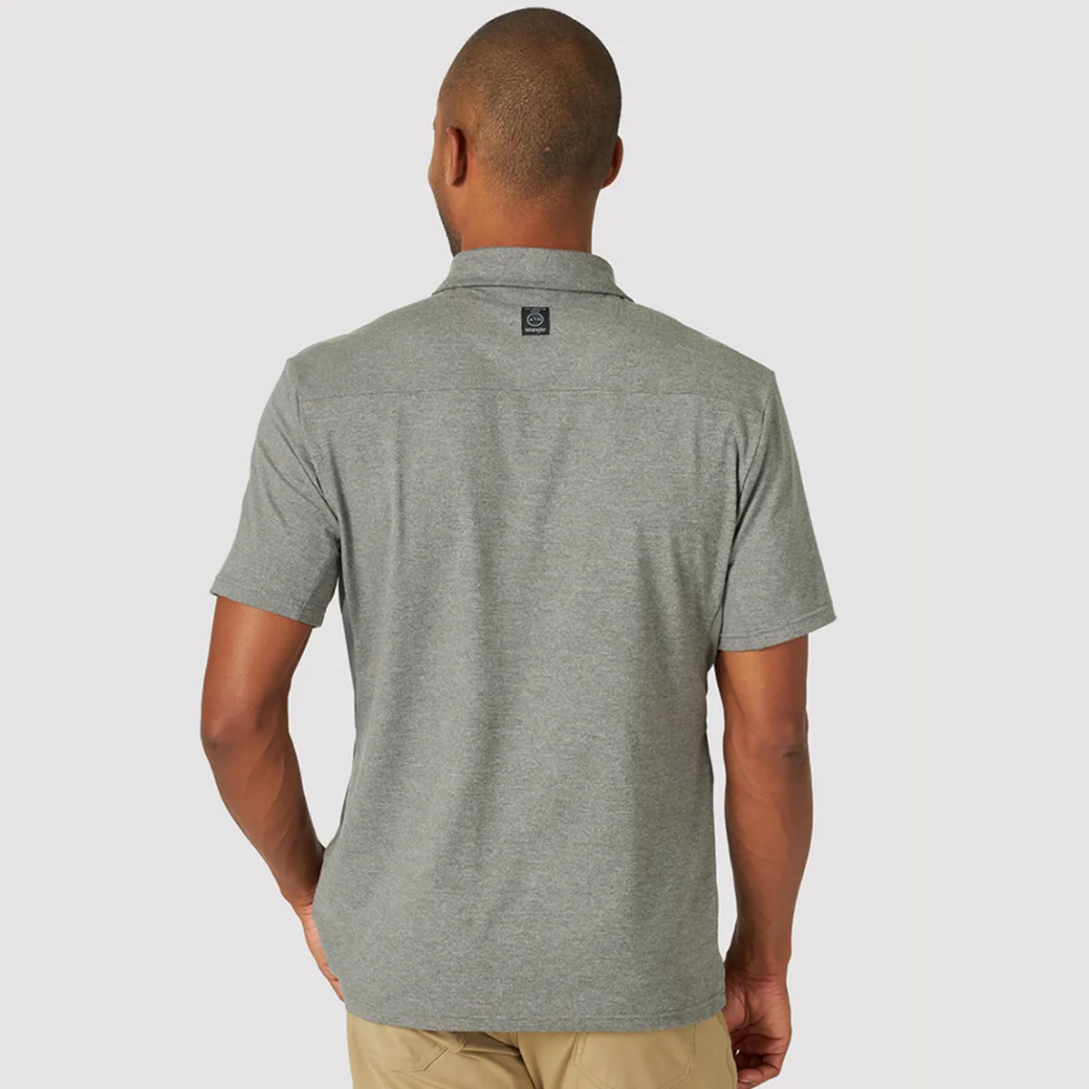 Polera Outdoor Hombre ATG by Wrangler Performance Crew Gris
