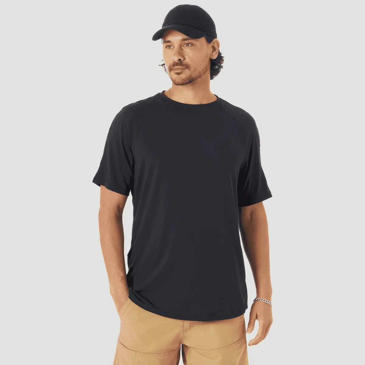 Polera Outdoor Hombre ATG by Wrangler SS Performance Negra