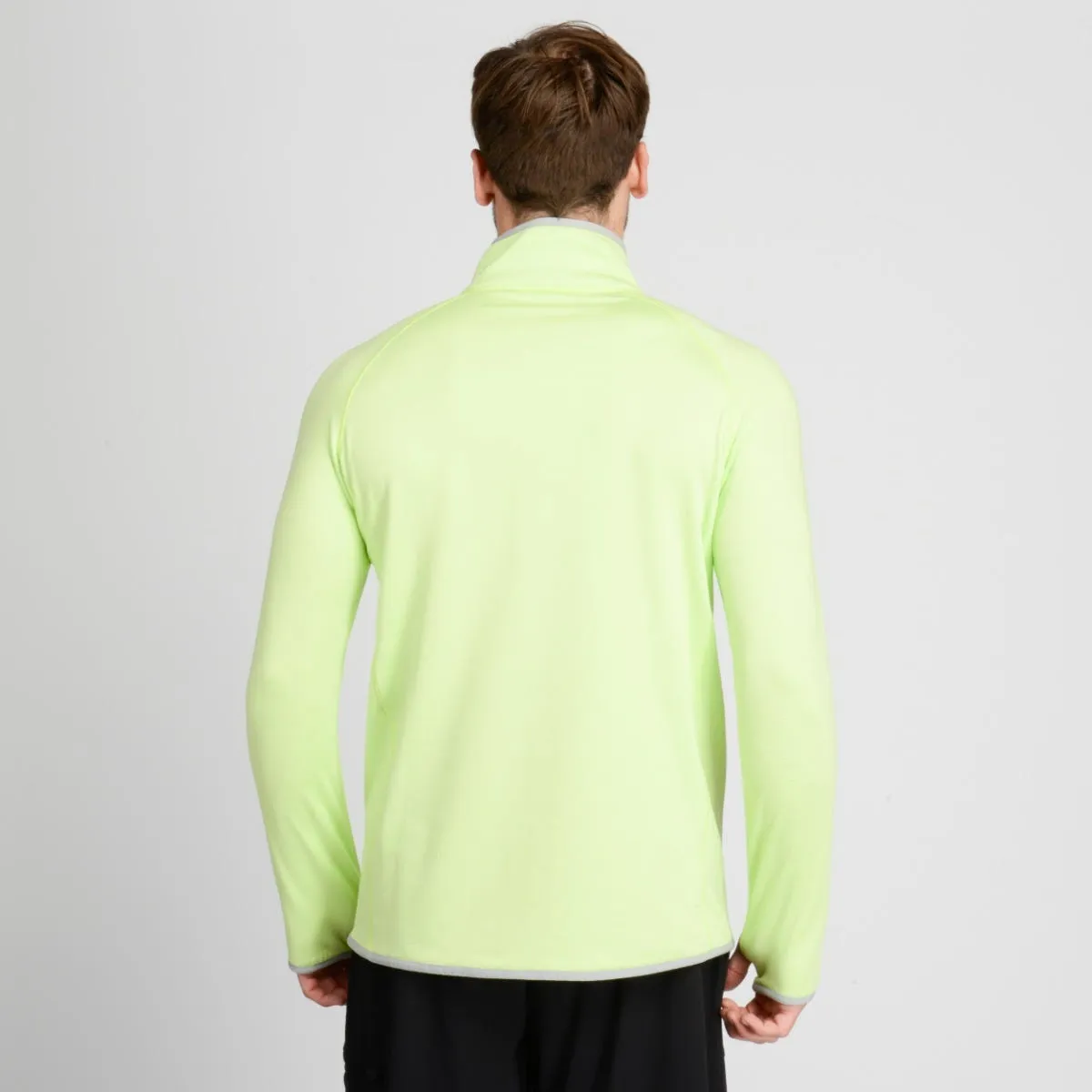 Polerón Outdoor Hombre Spyder Quarter Zip WL Amarillo
