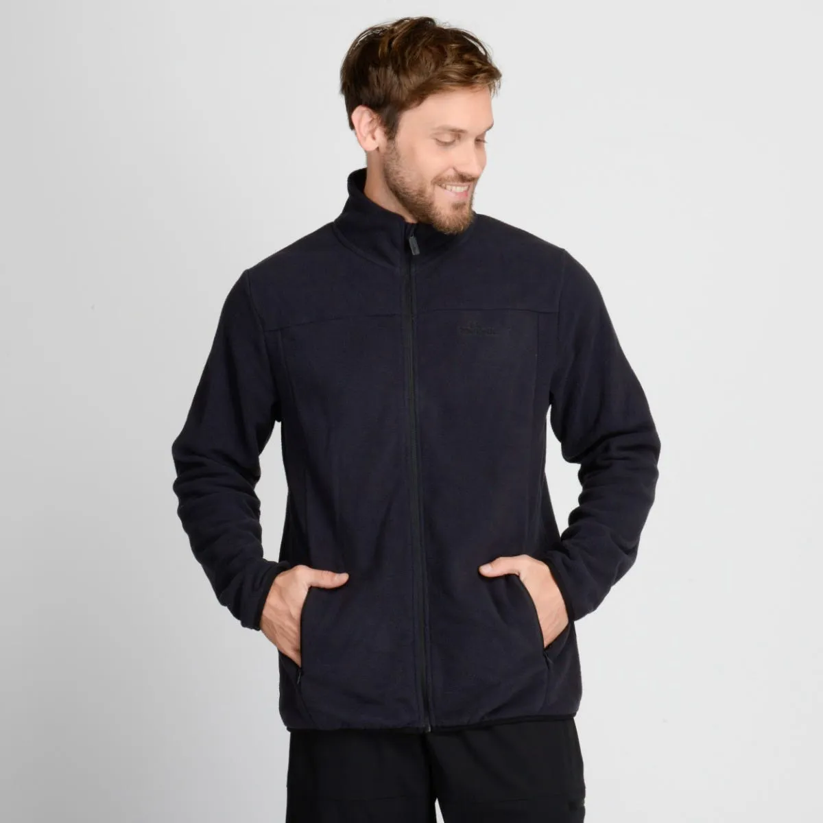 Polerón Polar Outdoor Hombre La Tournee LTM Negro