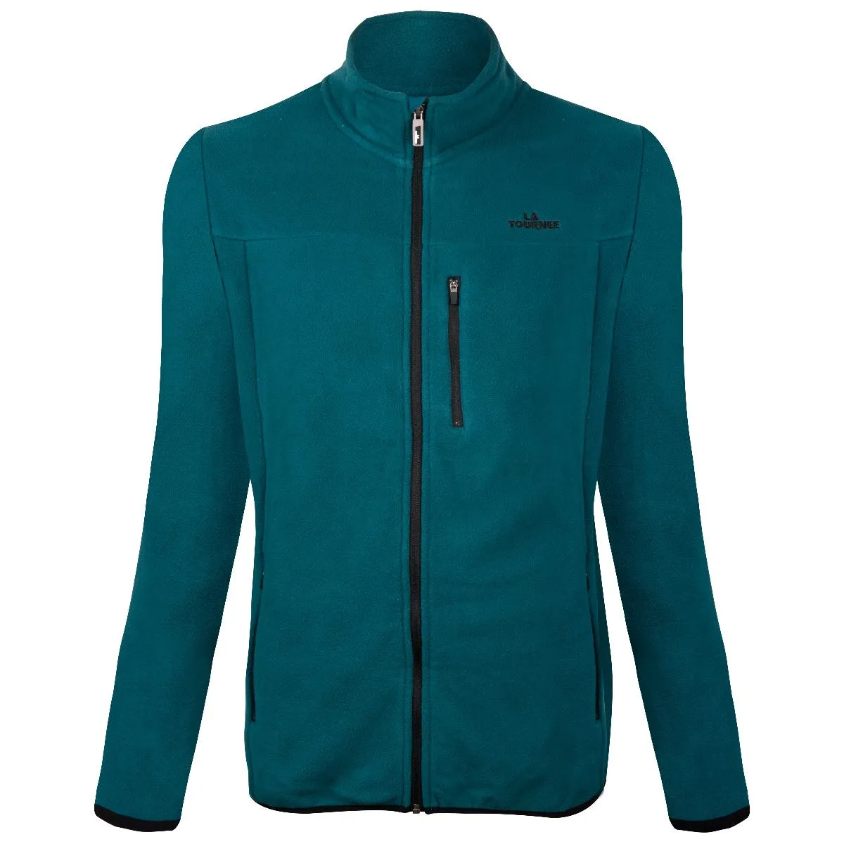 Polerón Polar Outdoor Hombre La Tournee Verde Oscuro
