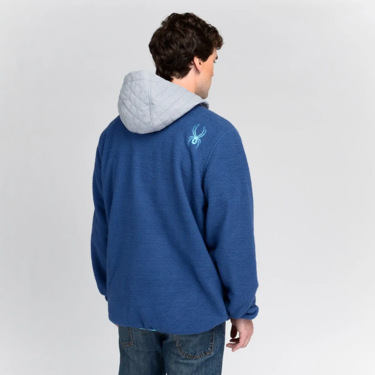 Polerón Polar Outdoor Hombre Spyder Speed Fleace Azul