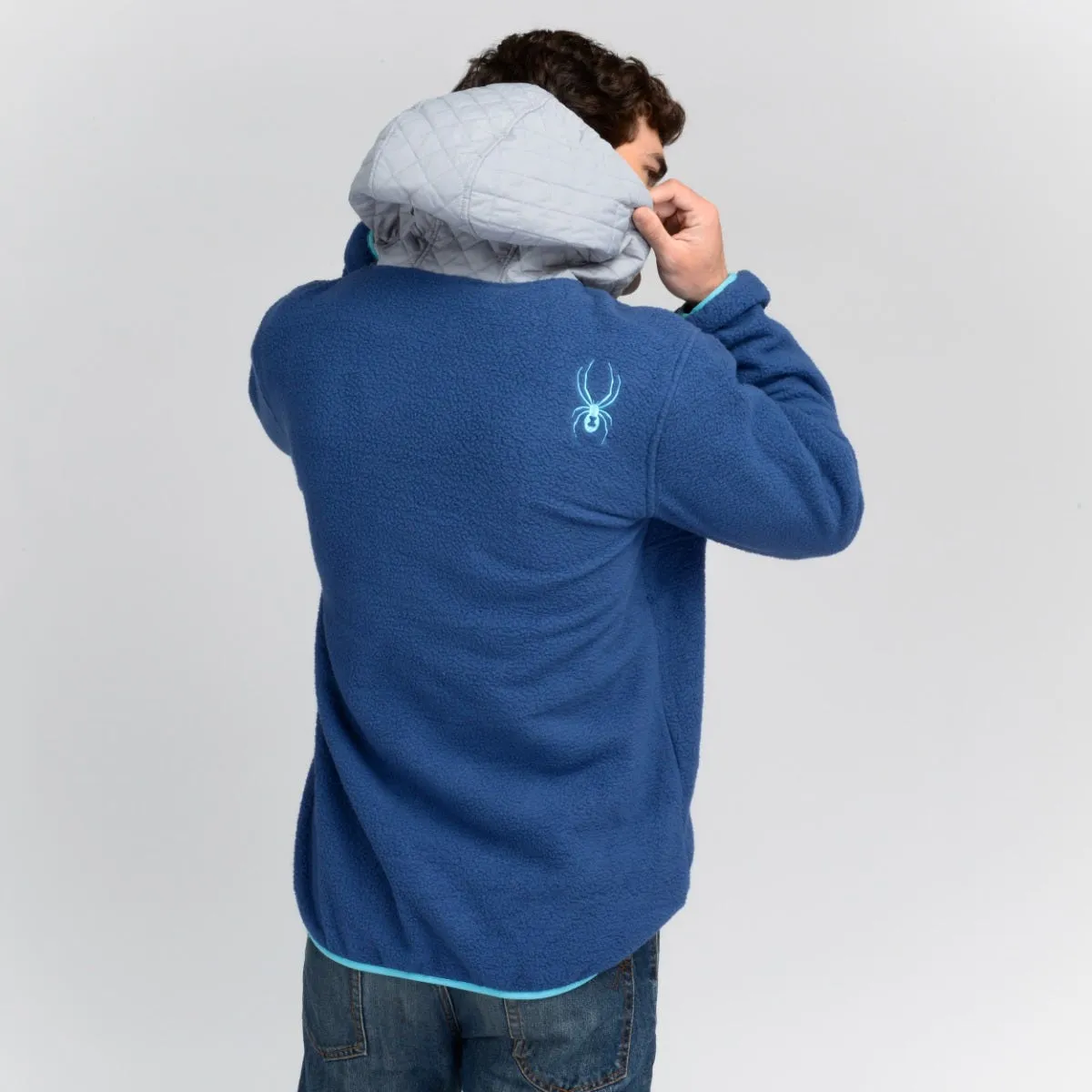Polerón Polar Outdoor Hombre Spyder Speed Fleace Azul