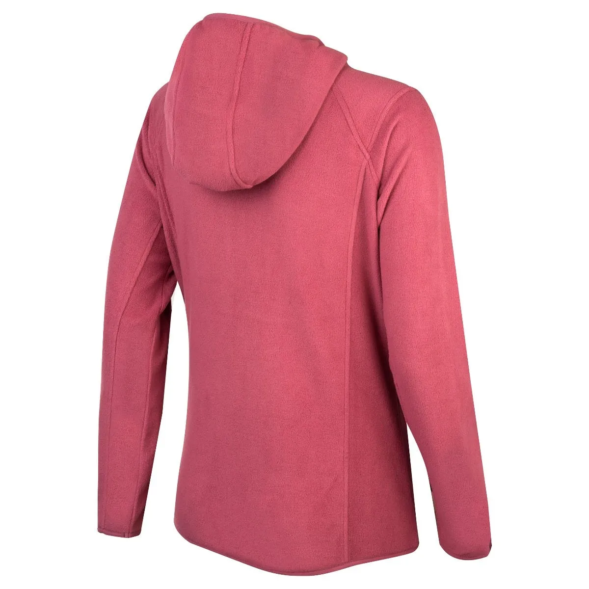 Polerón Polar Outdoor Mujer New Balance Full Zip Burdeo