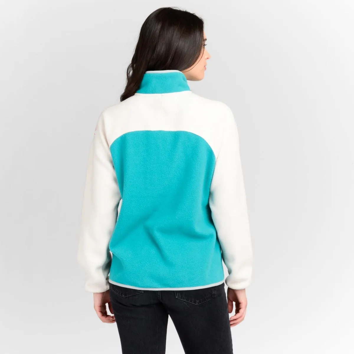 Polerón Polar Outdoor Mujer Spyder Speed Fleece Blanco
