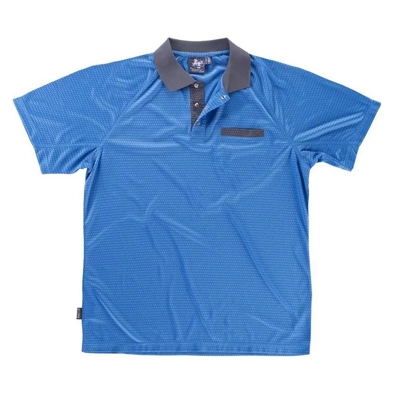 Polo combinado tejido técnico