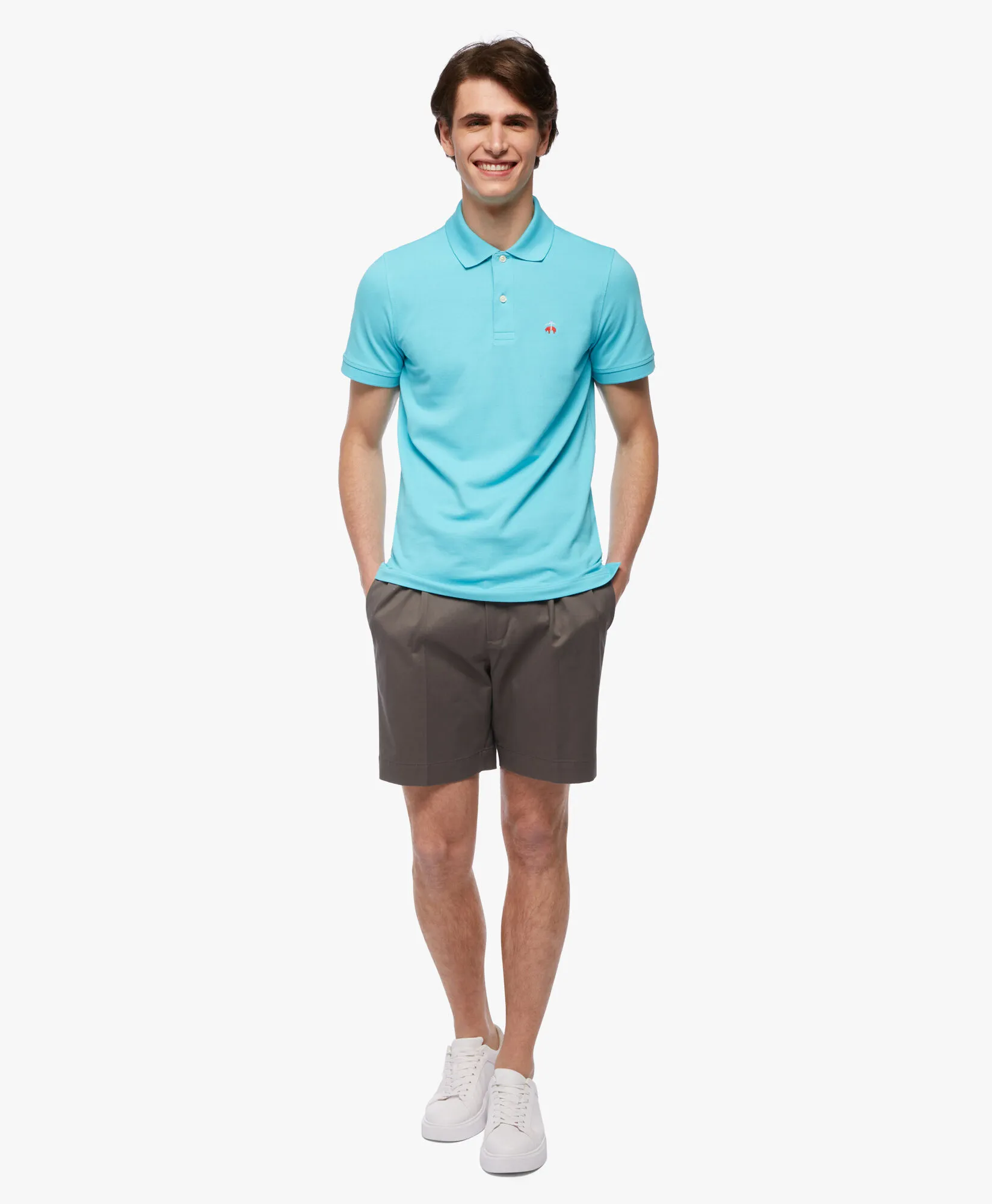 Polo Golden Fleece slim fit en Supima elástico