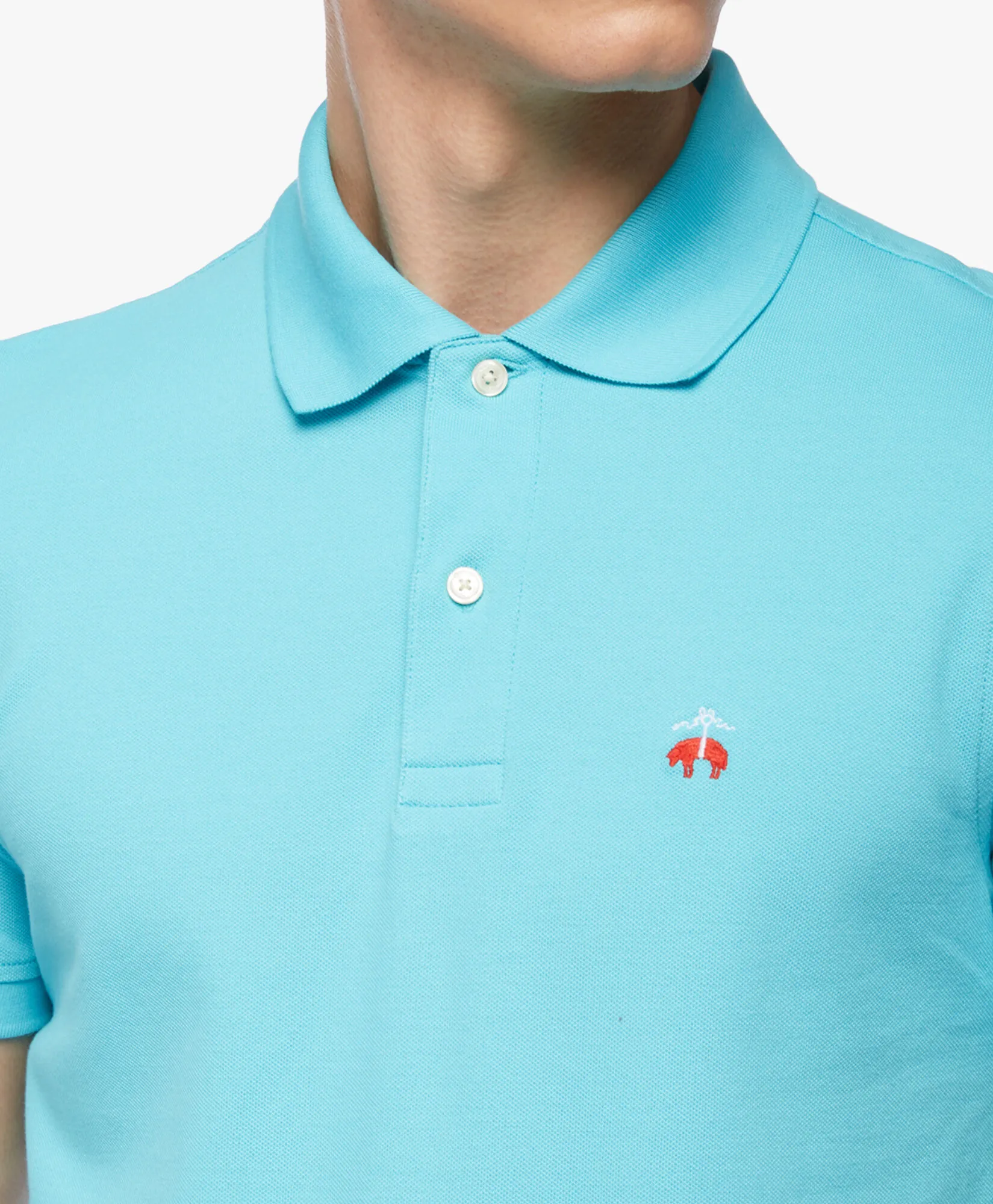 Polo Golden Fleece slim fit en Supima elástico