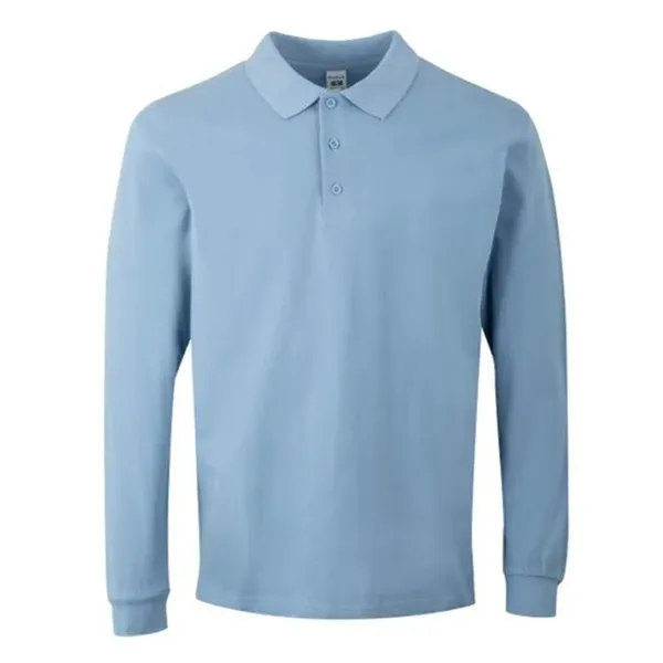 POLO HOBART M/LARGA 501 AZUL CLARO T4XL