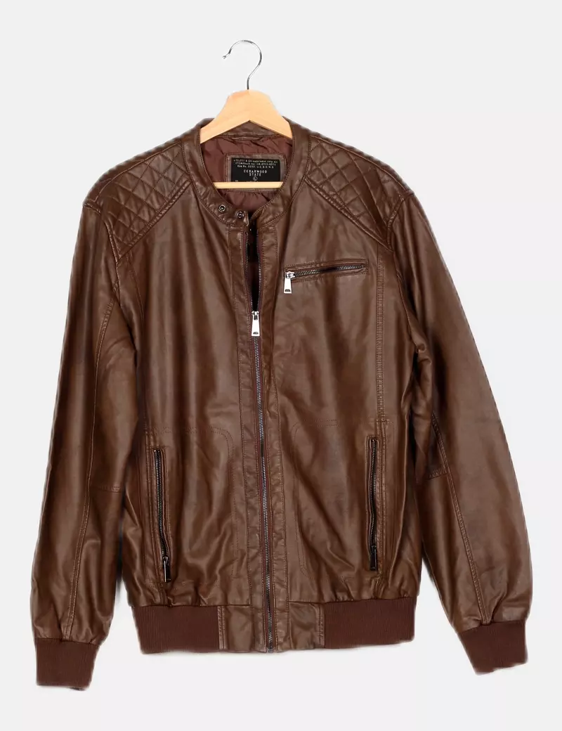 Primark Biker marrón casual