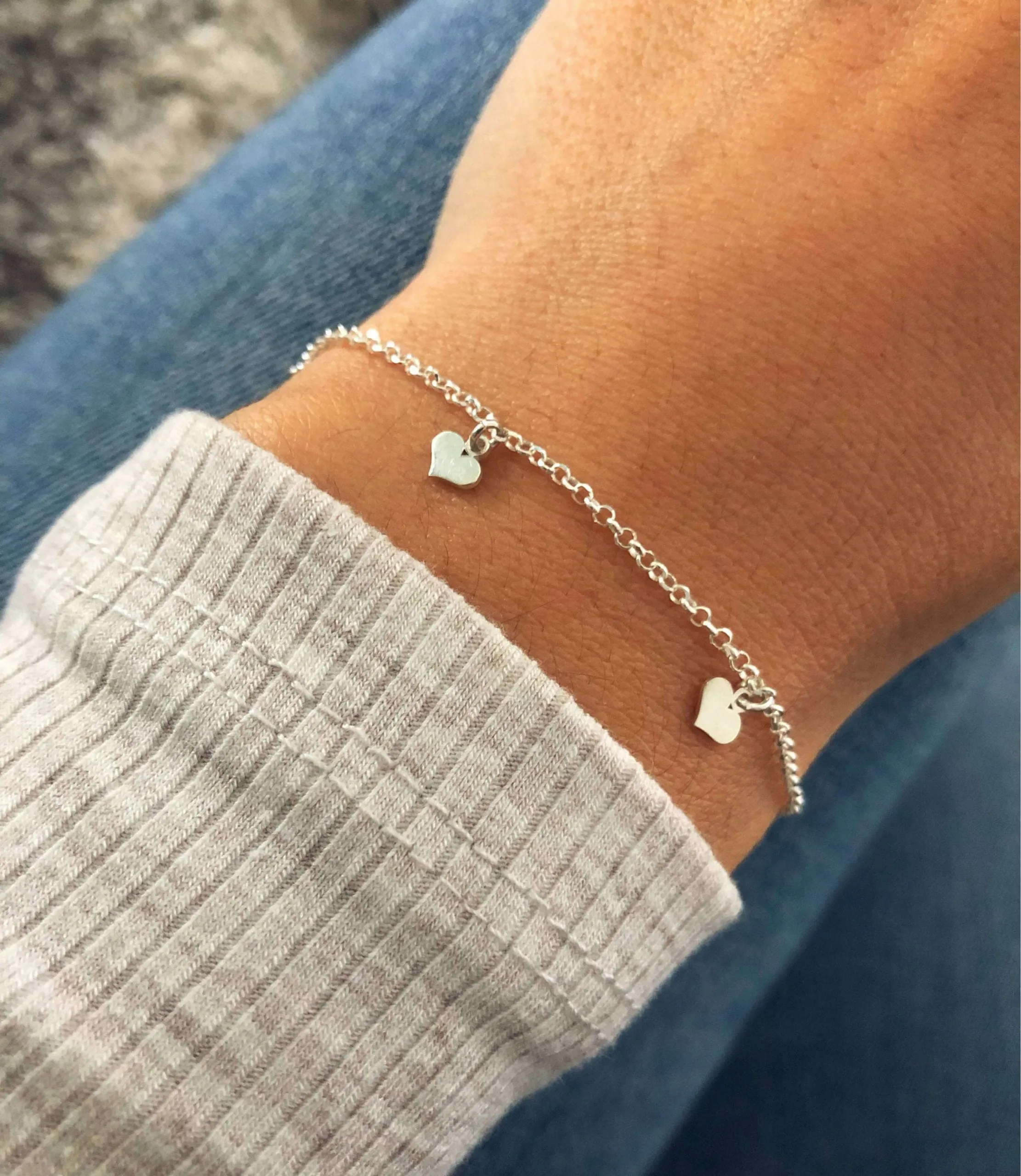 Pulsera Corazones