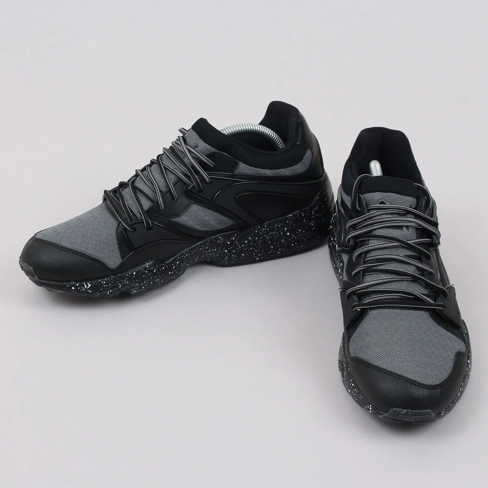 PUMA BLAZE TECH MESH STEEL GRAY  BLACK