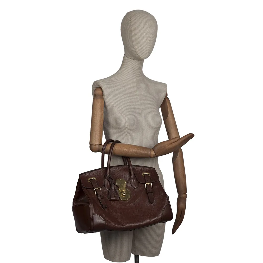 Ralph Lauren Bolso Soft Ricky Marrón 33