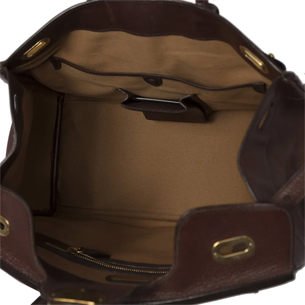 Ralph Lauren Bolso Soft Ricky Marrón 33
