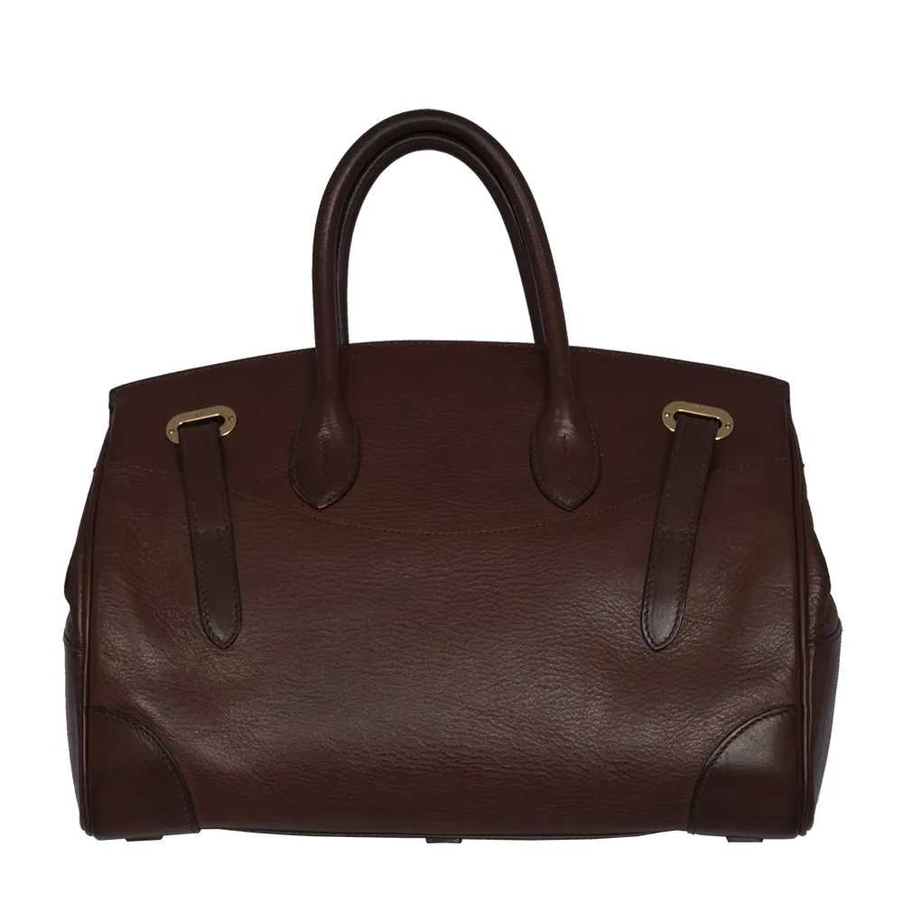 Ralph Lauren Bolso Soft Ricky Marrón 33
