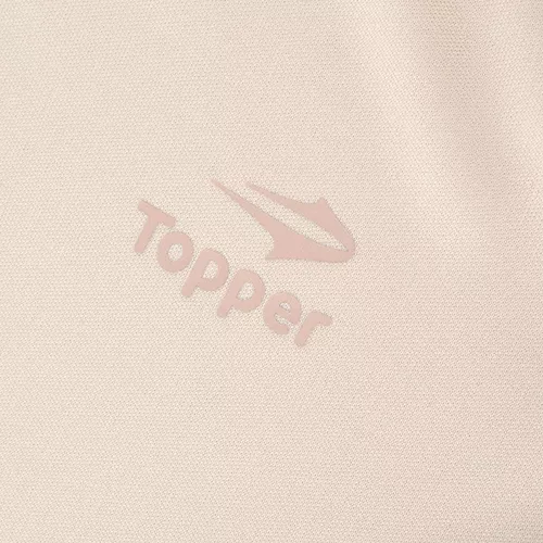 Remera Training Topper Loose Mujer Beige 166068 Empo2000