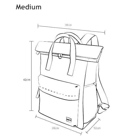 Roka – Mochila Canfield B medium sustainable cranberry