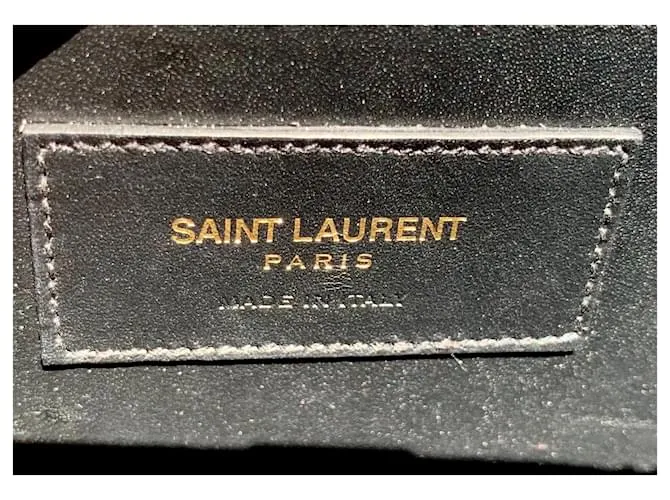 Saint Laurent Borla Kate Monogramme Negro 