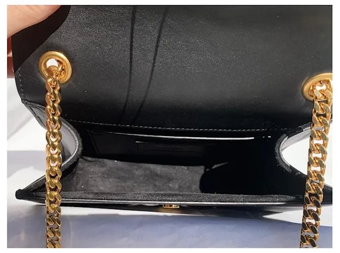 Saint Laurent Borla Kate Monogramme Negro 