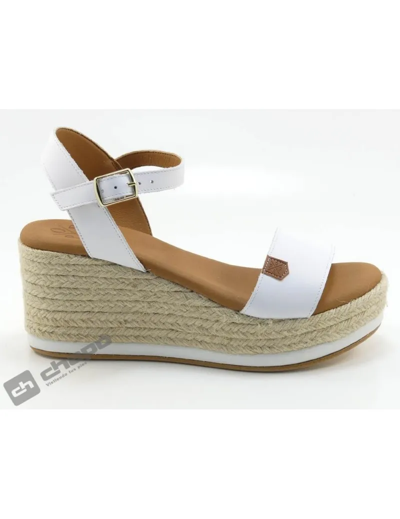 Sandalia Blanco Popa Arambol Piel