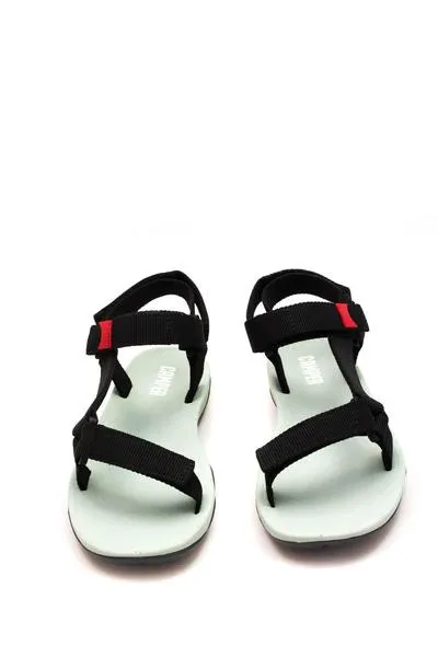 sandalia camper match velcro en negro