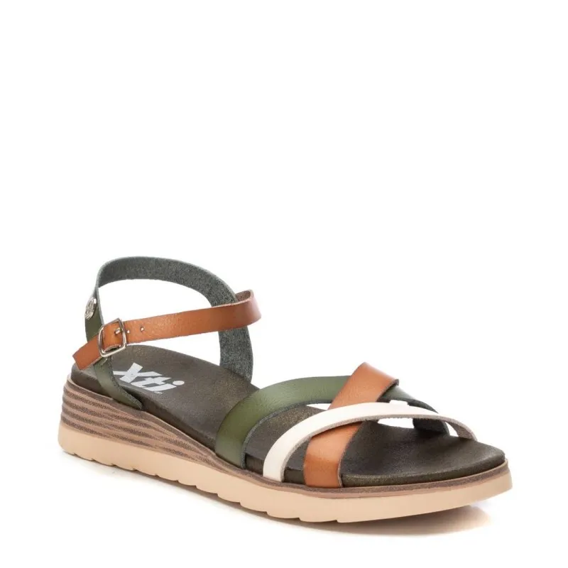 Sandalia de mujer XTI 142848 Kaki