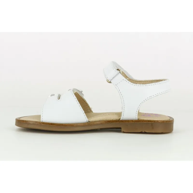 Sandalia Pablosky Florecitas Velcro 481300
