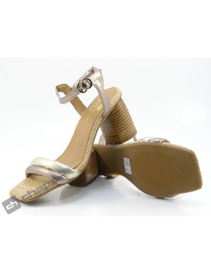 Sandalia Platino Frank 42418