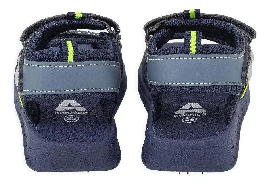 Sandalias Addnice Fiji Con Luces Y Abrojo Niños Goma