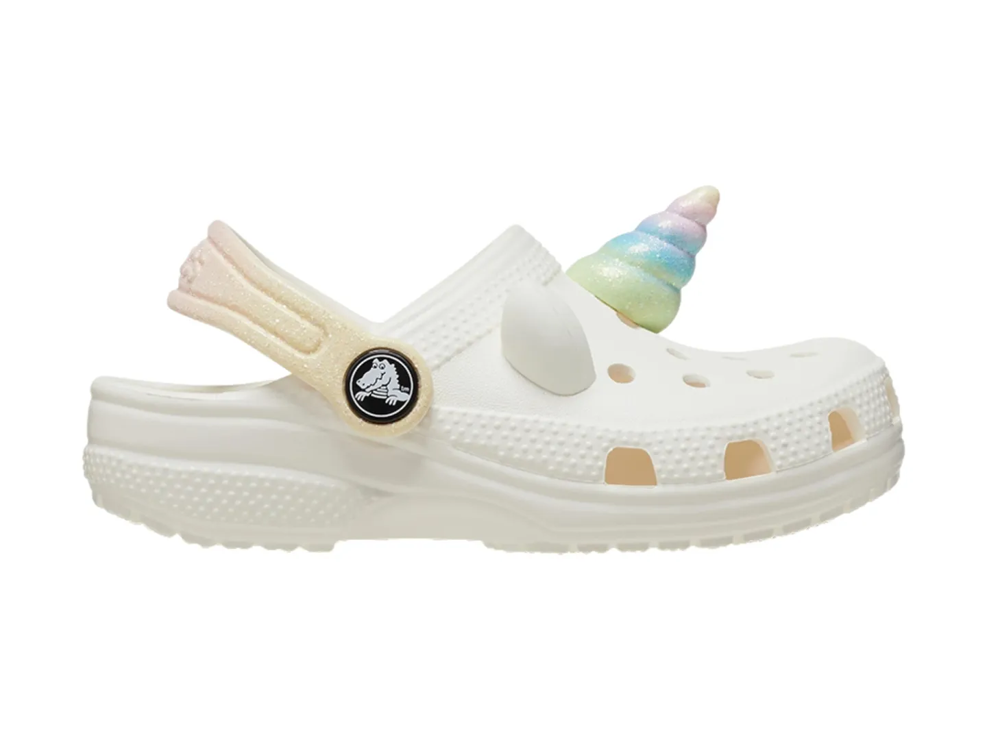 Sandalias Crocs Rainbow Unicorn Para Niña