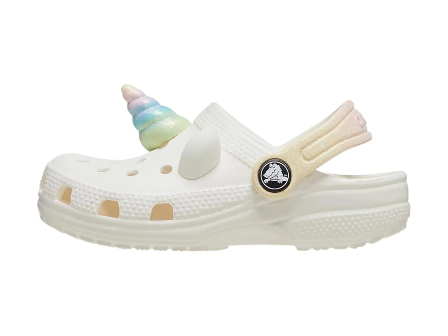 Sandalias Crocs Rainbow Unicorn Para Niña