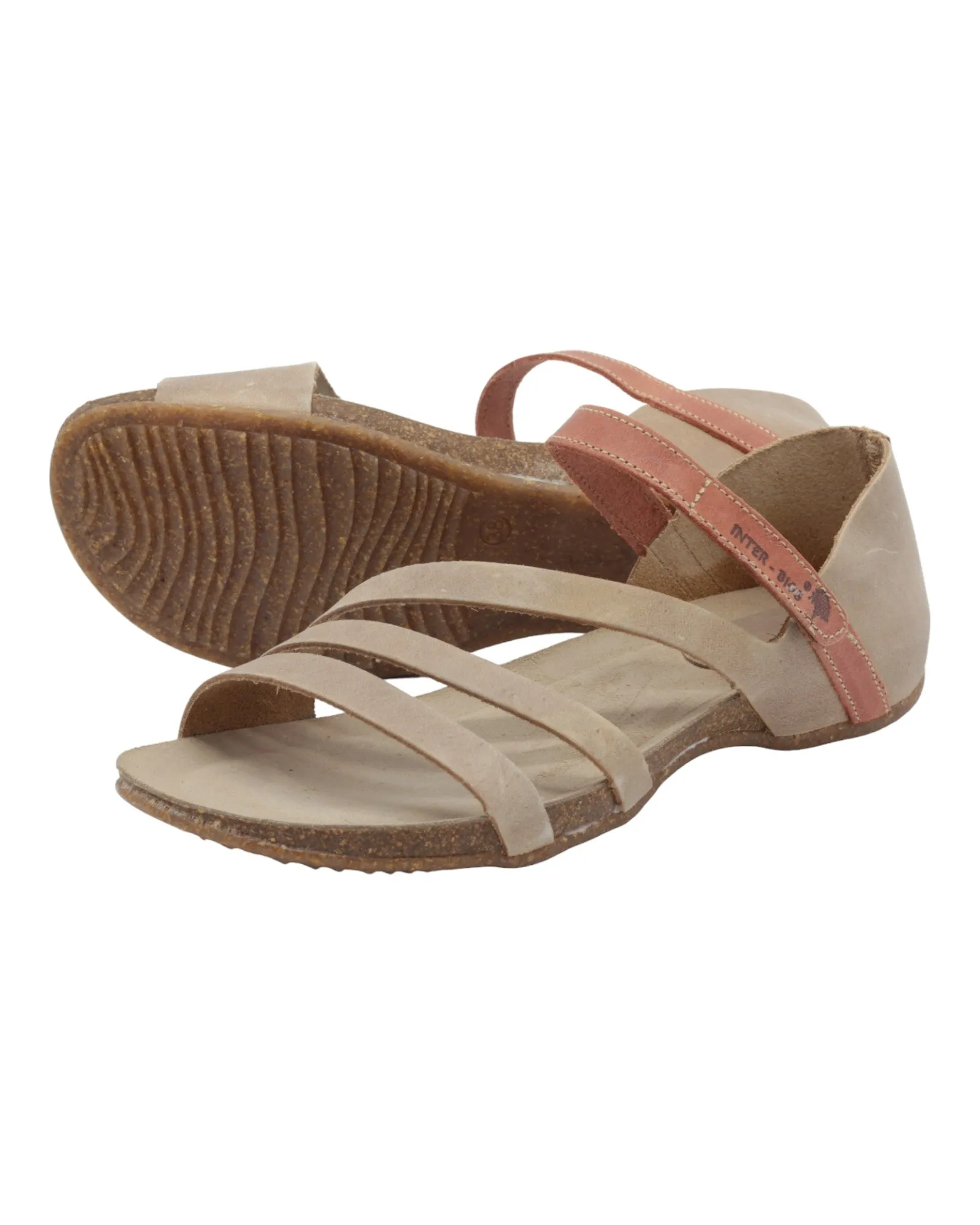 SANDALIAS DE MUJER INTERBIOS 4476 EN BEIGETEJA