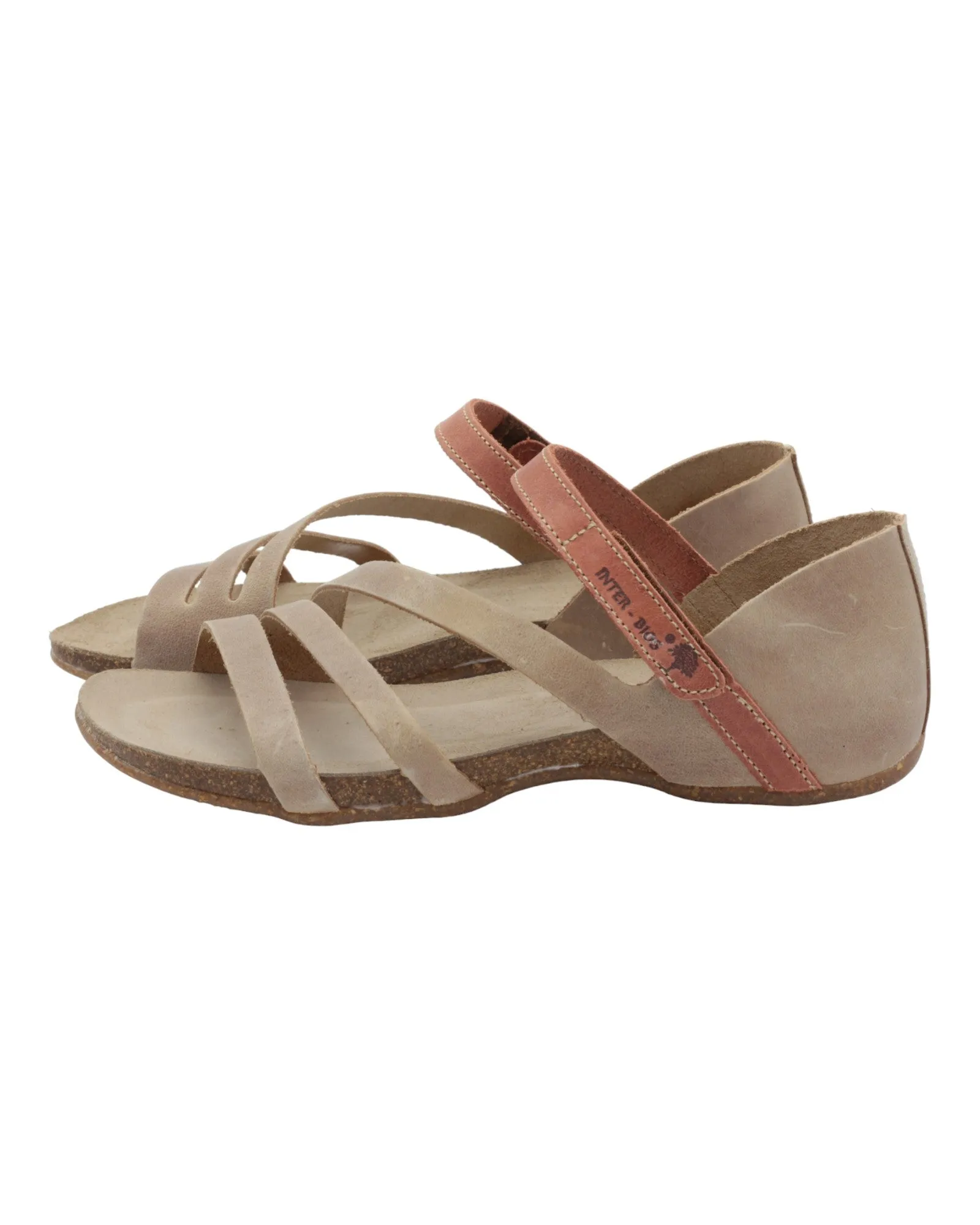 SANDALIAS DE MUJER INTERBIOS 4476 EN BEIGETEJA