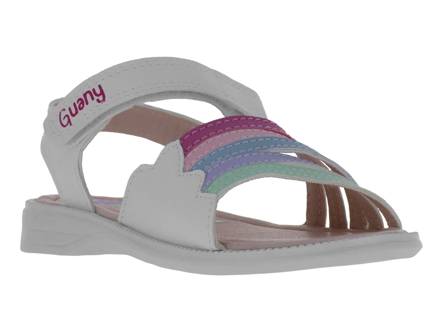 Sandalias Guany 1232 Blanco Para Niña