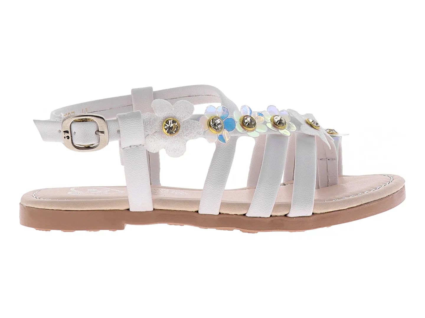 Sandalias Kassandra 2056 Blanco Para Niña