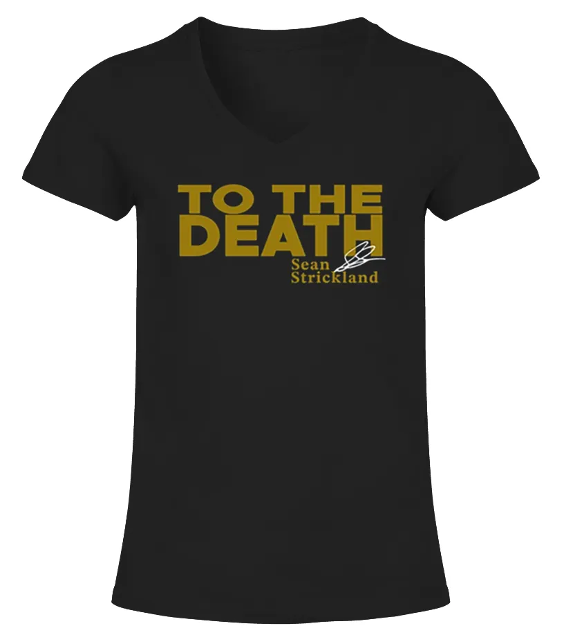 Sean Strickland Merch Camiseta cuello pico Mujer