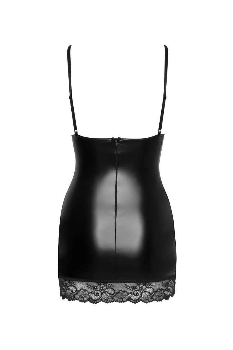 Sexy vestido con inserciones de encaje