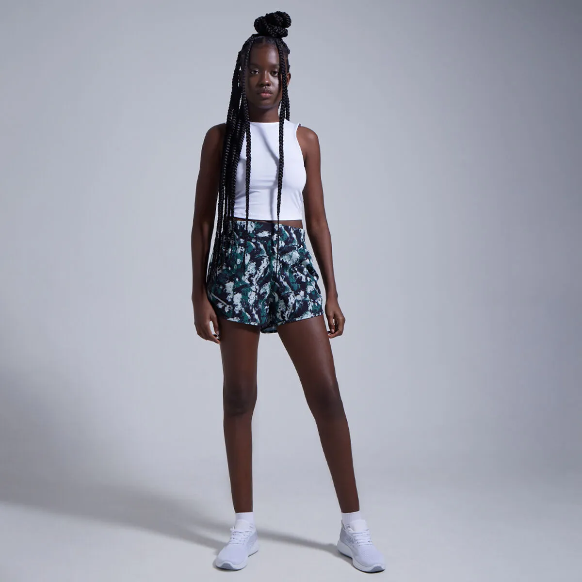 Short Estampado Tipo Running