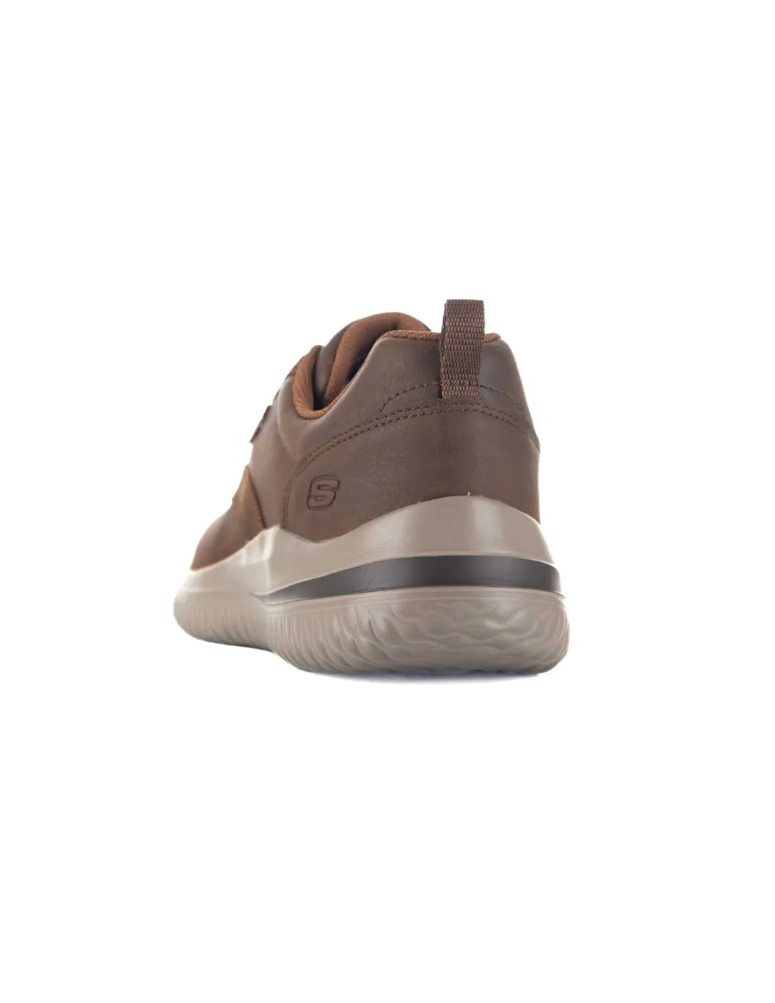 SKECHERS  ZAPATOS MARRóN OSCURO DELSON 3.0 GLAVINE 210661 HOMBRE