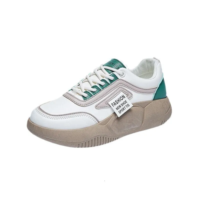 Soft Sole White para mujeres 2024 Nuevo entrenamiento alemán Instagram versátiles de mesa de moda casual versátiles