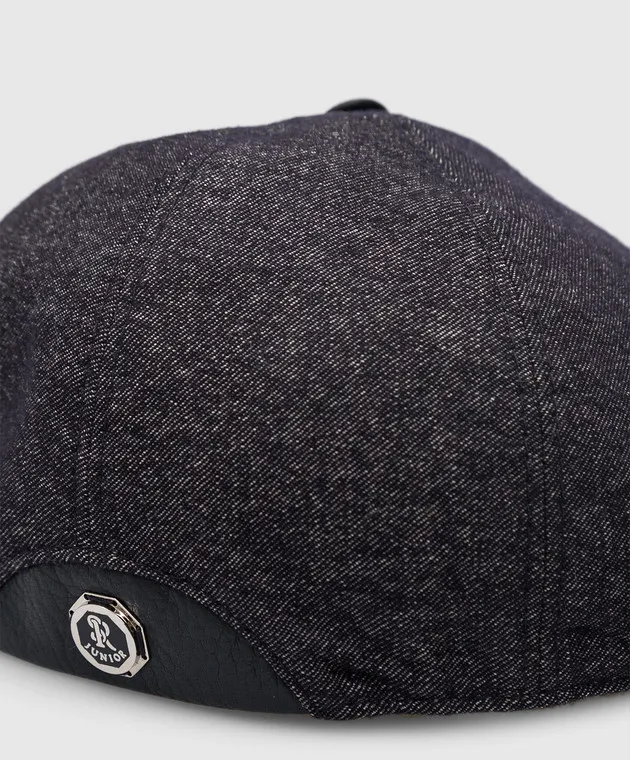 Stefano Ricci Monogram baby blue cap