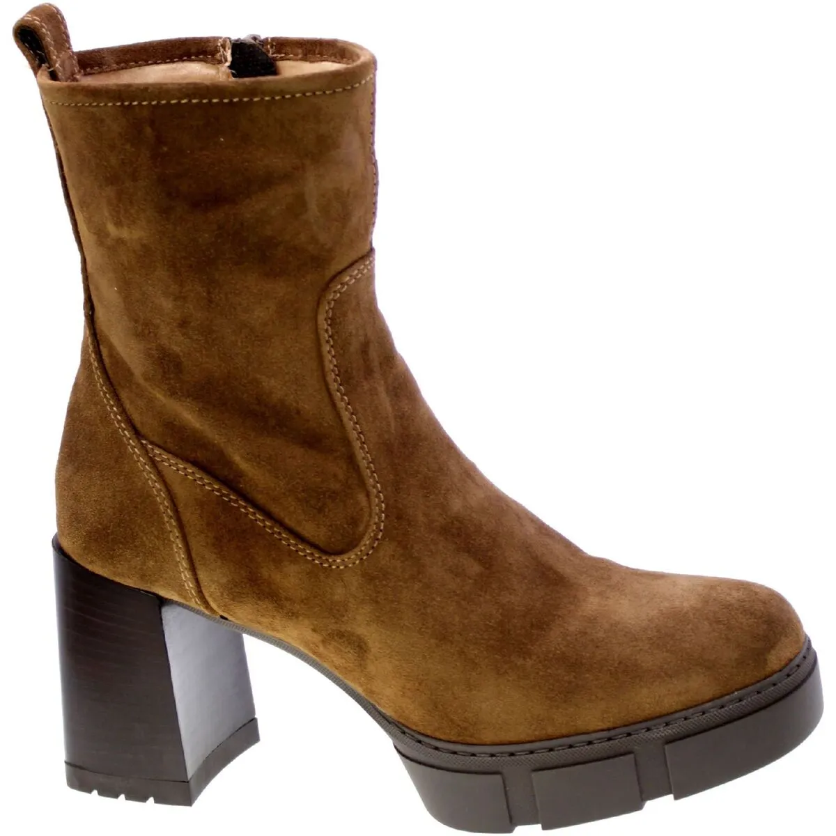 Stivaletto Tronchetto Donna Cuoio Kinton