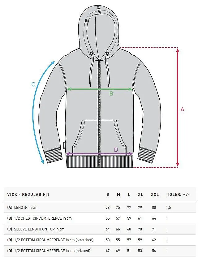 SUDADERA HORSEFEATHERS VICK ZIP  TEMPEST  MEN´S