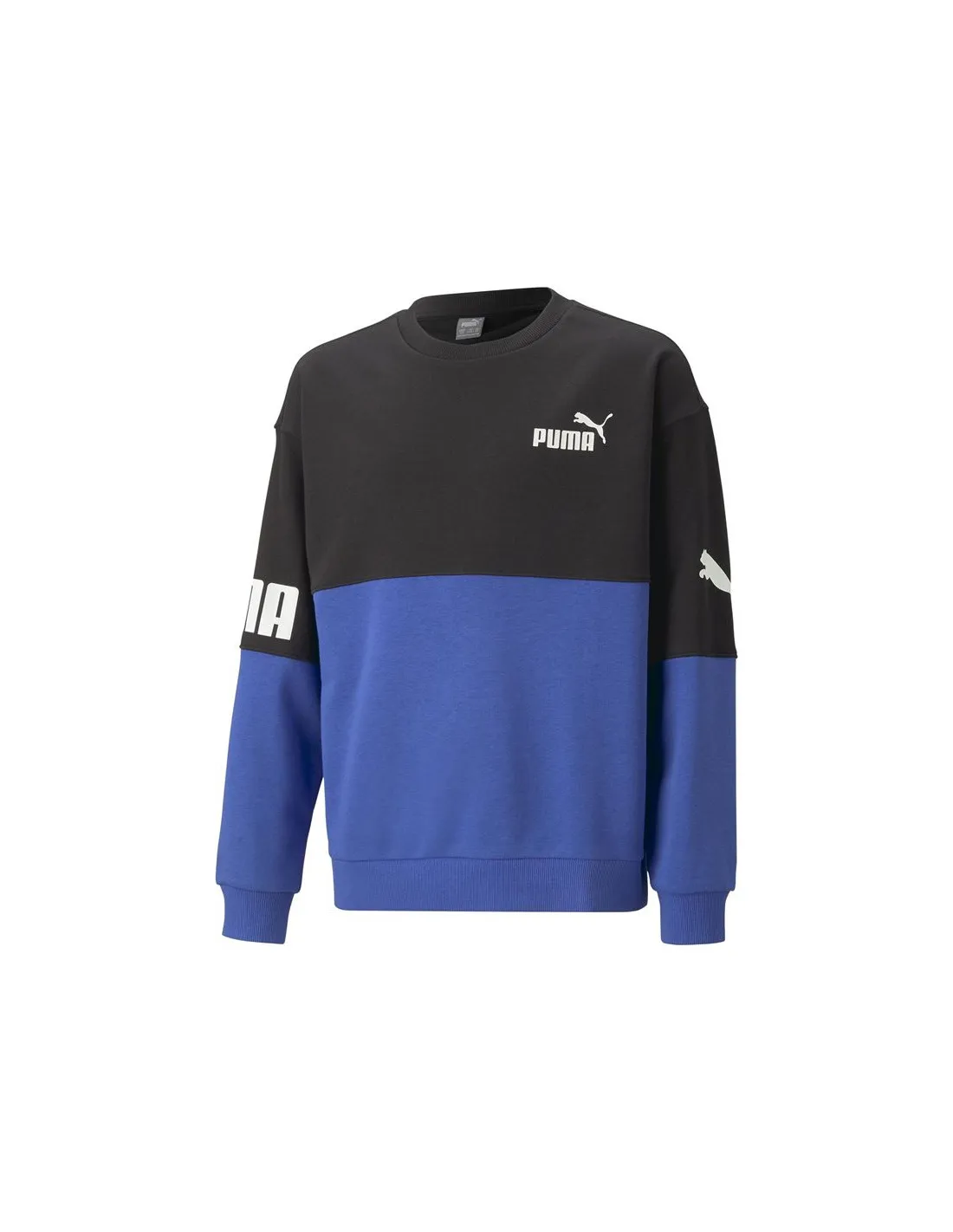 Sudadera Puma Power Crew Tr B Niño Royal Sapphire