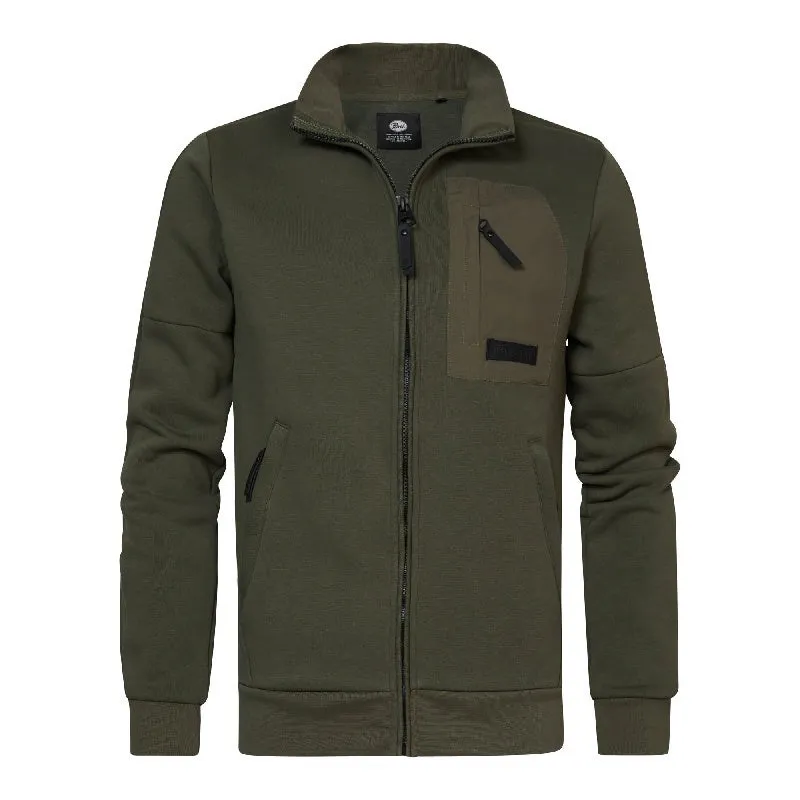  Sudaderas Petrol Men Sweater Collar Zip