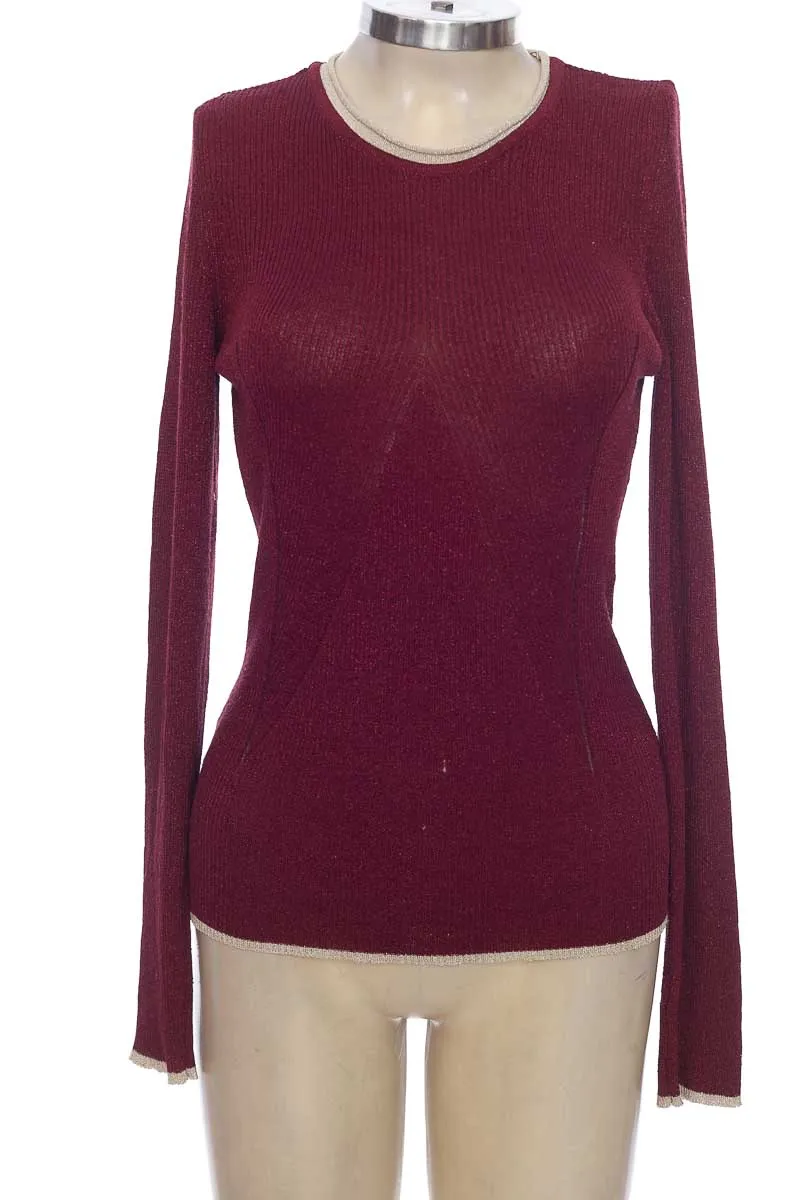 SWEATER COLOR VINOTINTO  MNG