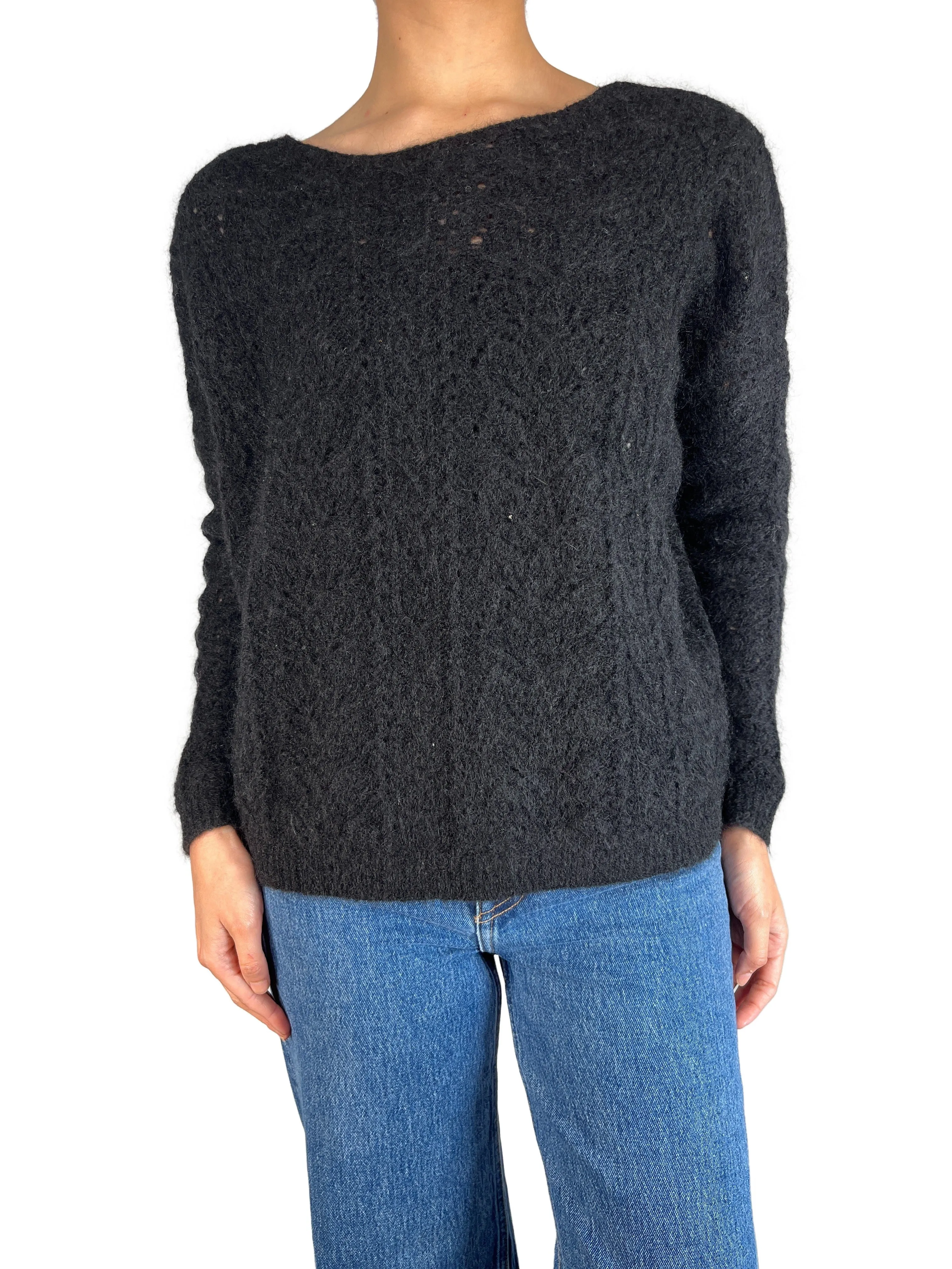 SÉZANE Sweater Mohair Botones en Espalda