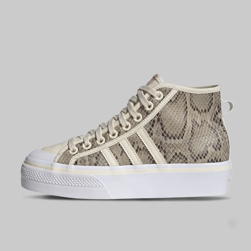 Tenis adidas Nizza Platform Mid Python Vibe Mujer