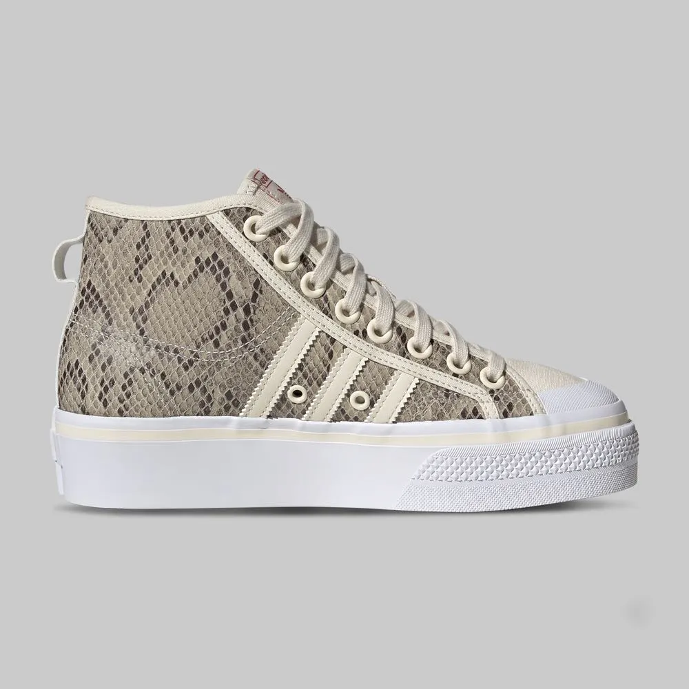 Tenis adidas Nizza Platform Mid Python Vibe Mujer